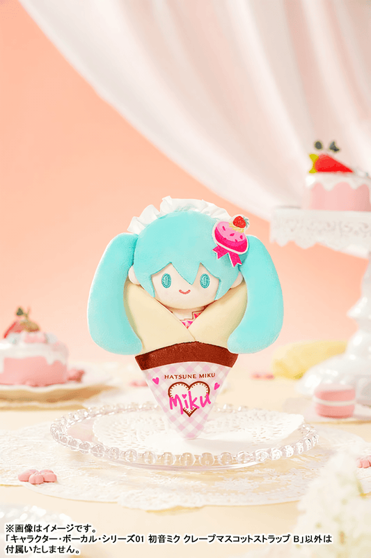 (PREORDEN) Vocaloid Series 01 Hatsune Miku Crepe Mascot Keychain B