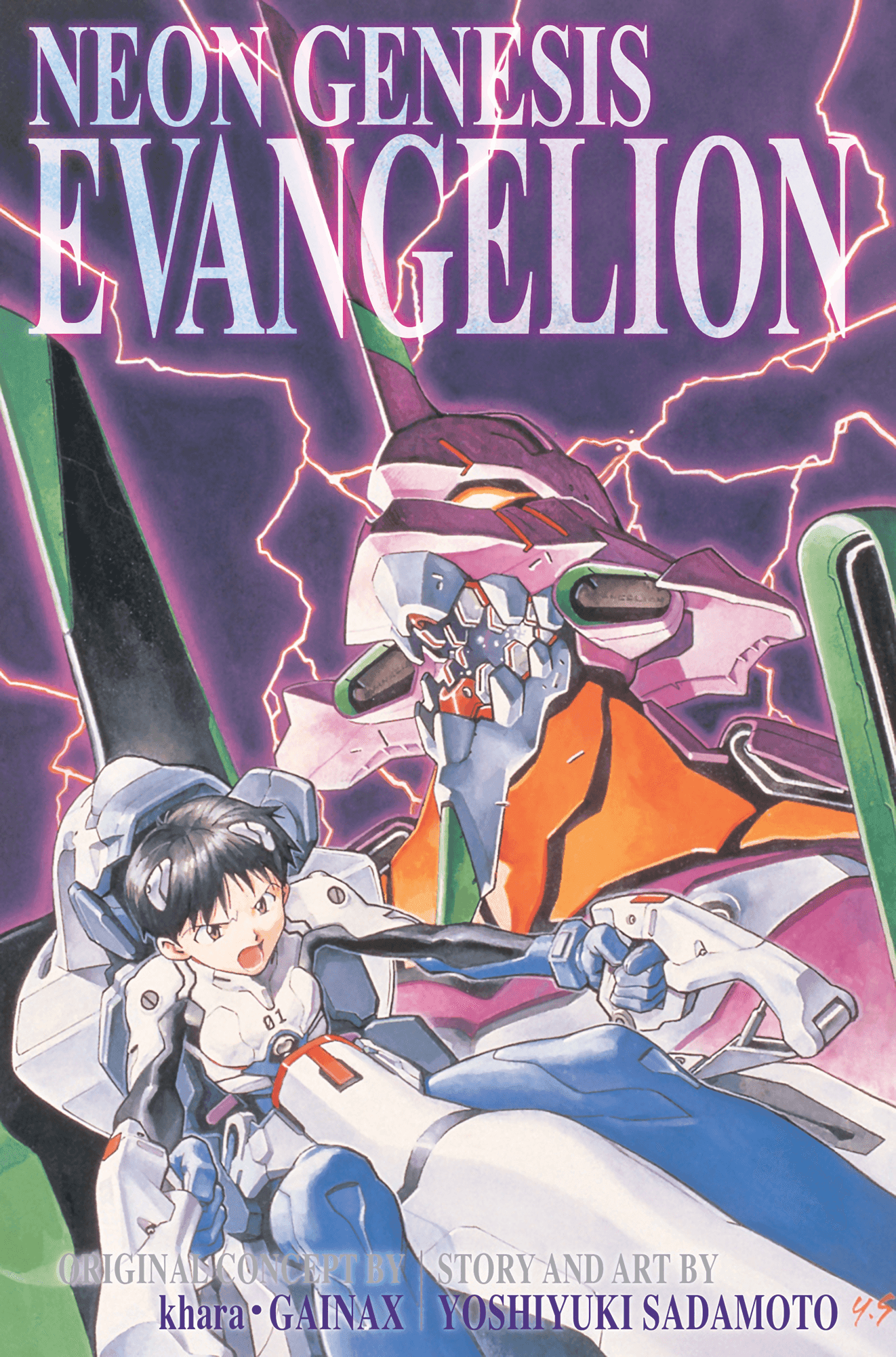 Neon Genesis Evangelion 3-in-1 Edition Manga Volume 1 (Inglés)