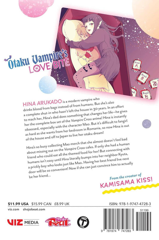 Otaku Vampire's Love Bite Manga Volume 1 (Inglés)
