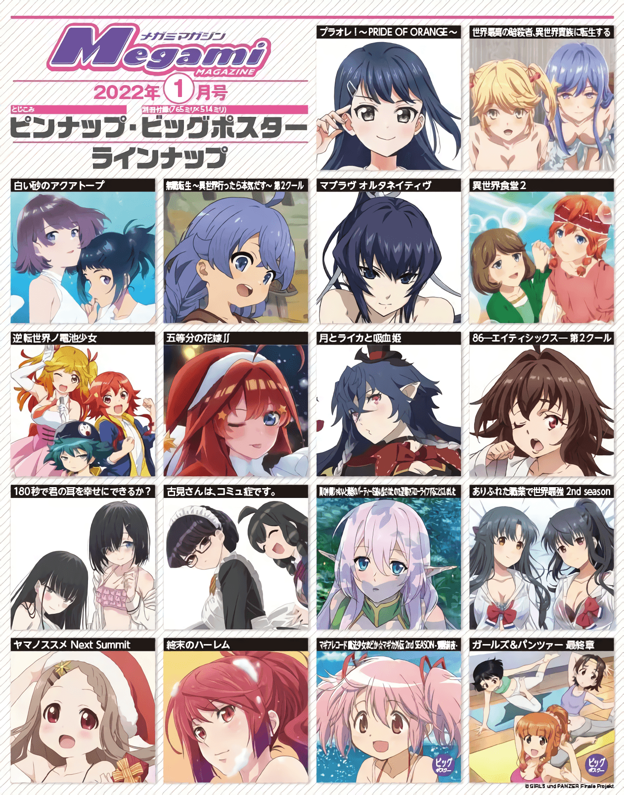 Megami Magazine - Enero 2022 (Japonés) - Kinko