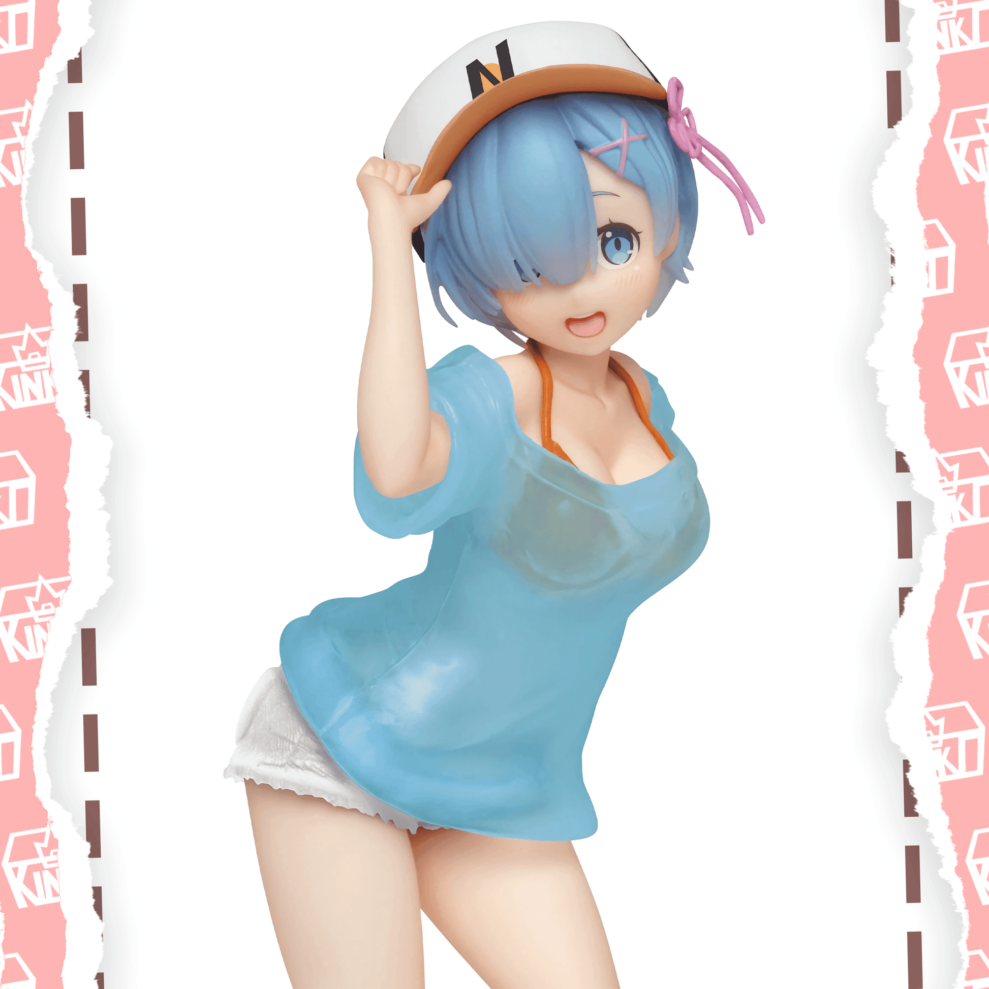Re:Zero - Rem Precious Figure (T-shirt Swimwear Ver.) - Kinko